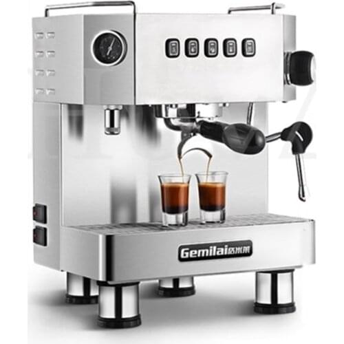 Professional Italian semi-automatic consumer and commercial coffee machine high pressure steam three boilers and double pumps