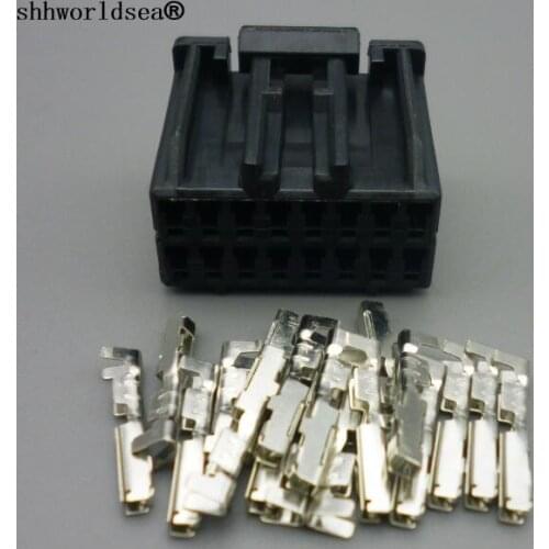 Shhworldsea 16 Pin 1.2mm 917981-2 917981-6 30050-16Y Automotive Wiring Harness Socket For Auto Parts