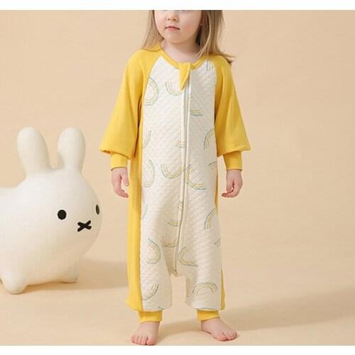 Baby Legs Sleeping Bag Kids Romper Muslin Bamboo Cotton Toddler Air Conditioner Room Sleepsack Sleep Bag Children Blanket