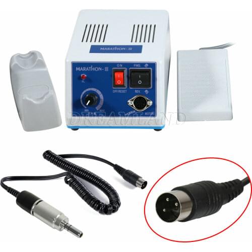 Dental Lab Marathon Electric Micromotor + 35K RPM Motor Handpiece Polishing Unit
