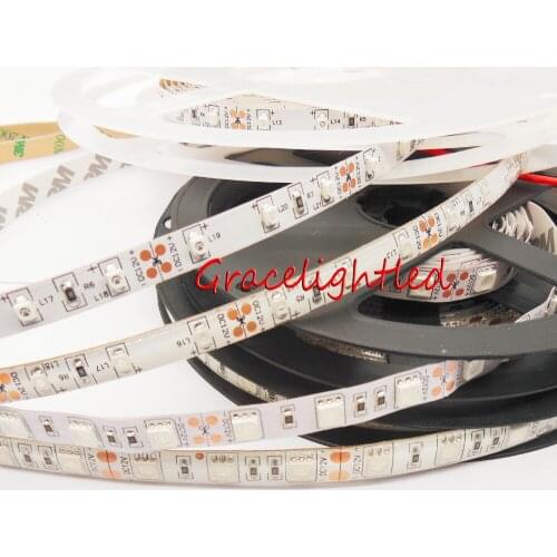 5meters DC12V 3528 UV Ultraviolet purple Non-Waterproof/ Waterproof 60led/m Strip lamp for black light