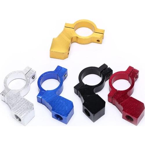 1pc Universa 10mm Bike Aluminum Mirror Mount Holder Bar Handle Clamp Clips Motorcycle Rearview Mirrors