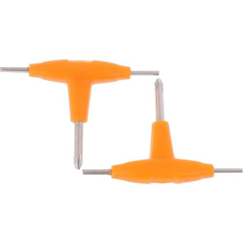 2pc 3 In 1 Key Cover Mini T-shaped Screwdriver Household Portable Repair Hand Tool DIY Tools For Rebuild Atomizer Tank