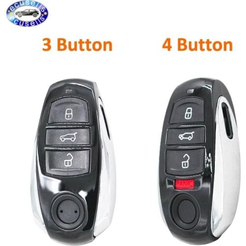 3/4 Button Smart Remote Key Shell Case Fob for Volkswagen forTouareg 2010-2014 2011-2016
