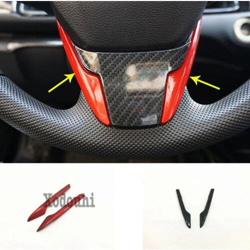 Car Cover Detector Sticker Styling Steering Wheel Interior Kit Trim Lamp Frame For Honda Civic 10th Sedan 2019 2020 2021