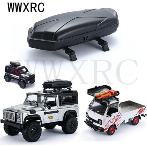 Roof Luggage Case With Fixed Rails for WPL D12 C14 C24 C34 MN D90 D91 MN99s MN86K MN86 Tamiya CC01Crawler RC Car Upgrade