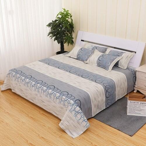 Pure cotton old coarse cloth sheet single double thickened encryption student dormitory four seasons general simple style multi