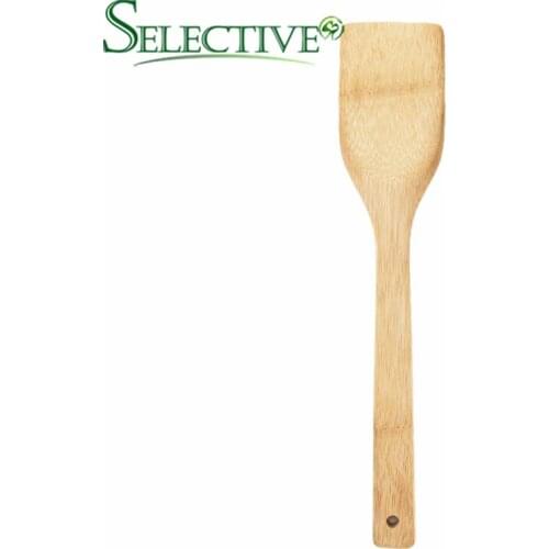 1PC Natural Health Bamboo shovel Spoon Utensil Kitchen Slotted Spatula Wooden Cooking Tools