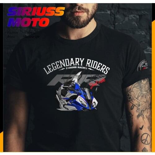 For BMW S1000RR Racing Team T-Shirt O-Neck Printed Man Short Sleeve T Shirt