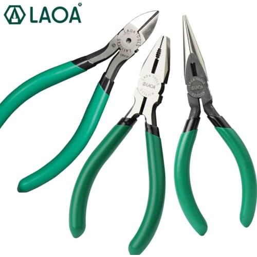 LAOA 5inch Mini Pliers Wire Cutter Long Nose Pliers Jewelry Crimping Pocket Hand Tools