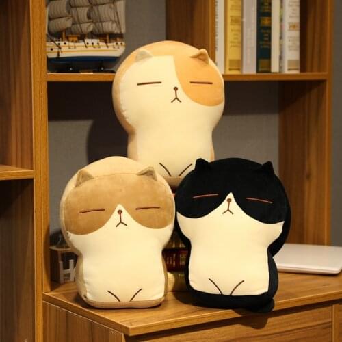 Cute fat cat stuffed plush toys soft cat animals stuffed pillow cushion room decoreation girlfriend kids children birthday gift
