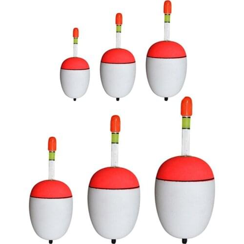 3Pcs/Pack 10g-60g Eva Foam Fishing Floats Ball Bobber Float For Sea Fishing Accesories Night Stream Fishing F12