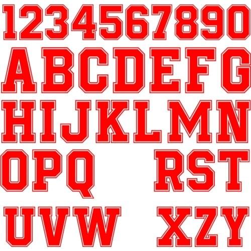 Car Styling Vinyl Letter Words ABCDXYZ Cutomize Number Motorcycle Bike Helmet DIY Die Cut GP Sticker Decals