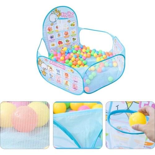 Animal Early Education Cartoon Deer Shooting Ocean Ball Pool Toy Foldable Children Tent Game House