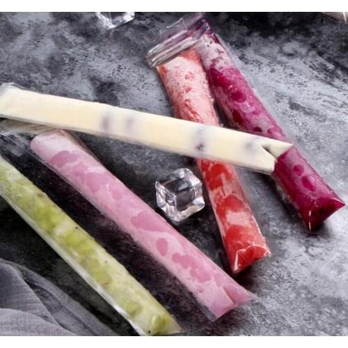 1000pcs Plastic Popsicle Bags MoldsIce Pop Bags Disposable Self Sealing Frozen Bar#38111