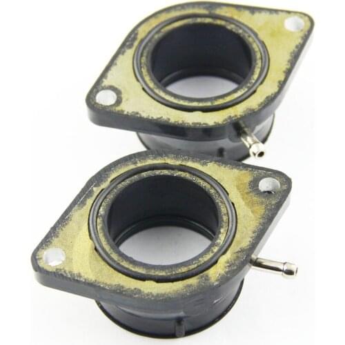 2Pcs Motorcycle Carburettor Interface Adapter Intake Manifold For Yamaha OEM:5EL-13586-00 5EL-13596-00 High Quality Moto Parts