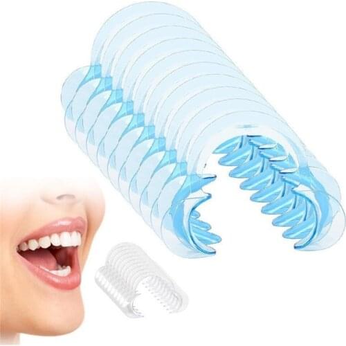 5 Pcs 3 size White Blue C Shape Dental Intraoral Cheek Retractor Lip Mouth Opener Tooth Whitening Cheap sale