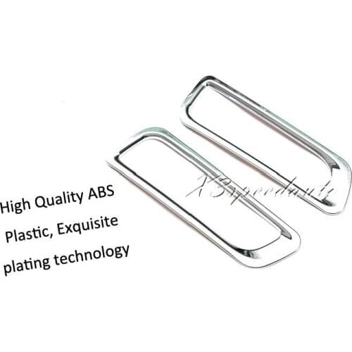 Free Shipping Car Styling Chromed Tail Rear Fog Light Cover Trim For Mitsubishi Outlander 2013-2015