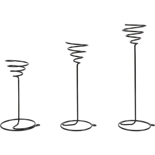 Air Plant Holder 3 Sizes Air Plants Container Iron Flower Stand Tillandsia Holder for Displaying Home Office Desktop Decoration