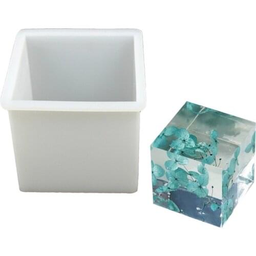 10cm/4" Super Large Cube Square Silicone Mold Epoxy Resin Casting Jewelry Making Tools