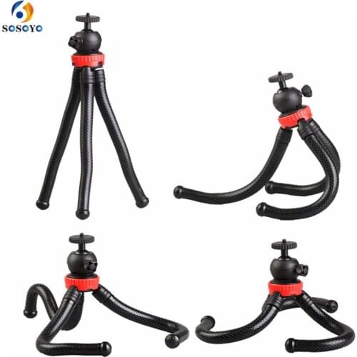 Flexible Octopus Large Tripod Stand Multi-functional Mini Camera Tripod For Gopro 9 8 7 6 5 DJI Osmo Action Camera Accessories