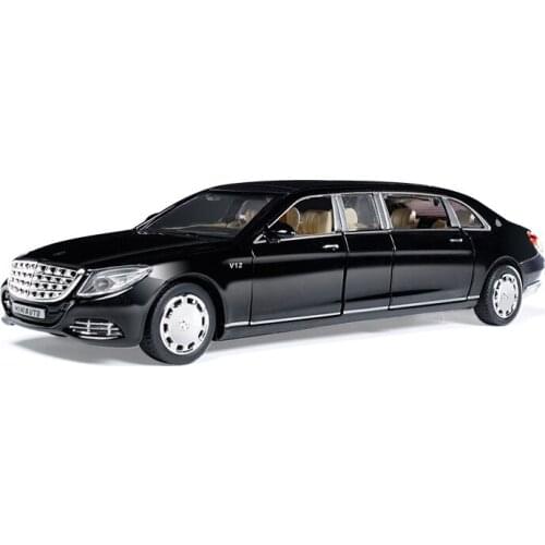 1:32 S650 Toy Vehicles Model Lengthen Alloy Pull Back Children Toys Ornament Gift Simulation Off-Road Vehicle Kids