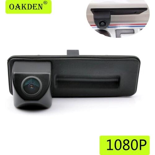AHD 1080P Car Rear View Camera Trunk Handle Backup Reversing Parking For Skoda Fabia MK2 2008 2009 2010 2011 2012 2013 2014