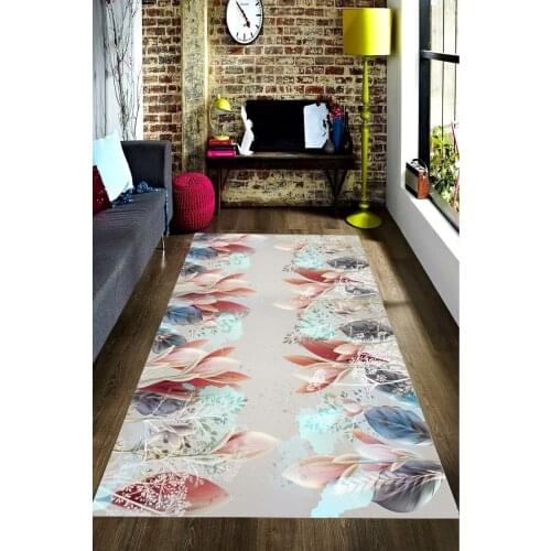 2021 Trend Hot Latest Spring And Quantity Leaf Design Digital Printed Carpet Living Room Non-Slip Durable Rugs Home Decorations