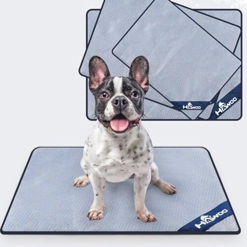 Dog Pet Cooling Gel Mat Pad Bed for Hot Summer Sleep Well Self Cooling Pet Mat for Floor Bed Crate Cool Dog