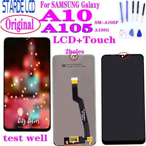 6.2'' Original LCD For Samsung Galaxy A10 A105 A105F SM-A105F A105G M10 LCD Display Screen Replacement Digitizer Assembly