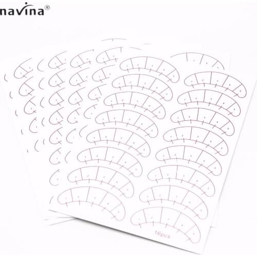 Nvina 80pairs/pack Paper Patches Eyelash Under Eye Pads Lash Eyelash Extension Paper Patches Eye Tips Sticker Wraps Make Up Tool