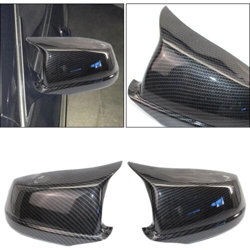 2x Side Rearview Wing Mirror Cover Replace for 5Series F10 2011-2013