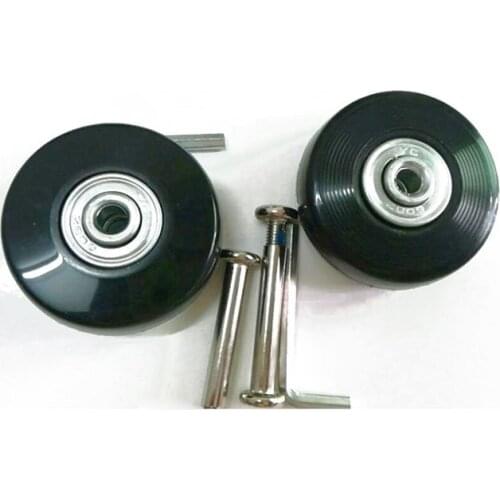 2 Sets of Luggage Suitcase Replacement Wheels Axles Deluxe Repair Tool 50*20*6.1 mm