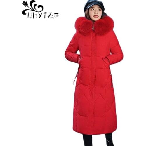 Женские длинные пуховики UHYTGF China At AliExpress