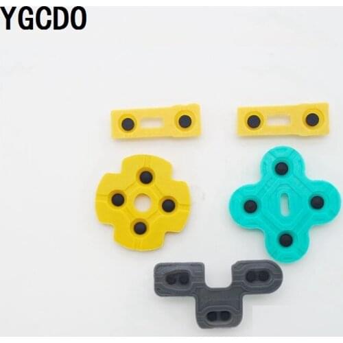 YGCDO 10 Sets Conductive Rubber Contact Pad Button D-Pad for Sony PS2 Controller