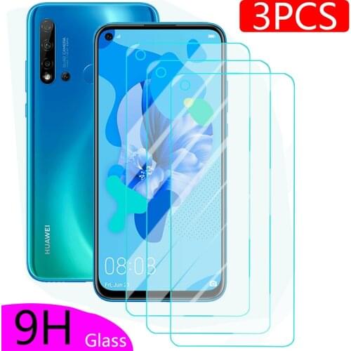 3 pcs 9H Protective Glass for Huawei P20 Lite 2019 Screen Protector on P 20 Pro P10 Lite p20lite p20pro p10lite Tempered Film
