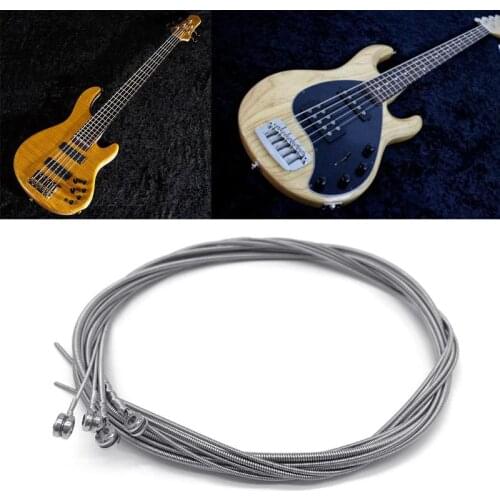 1Set Bass Strings Steel Cord for 4 Strings Electric Bass Guitar Parts Accessories Musical Instruments (044-100)