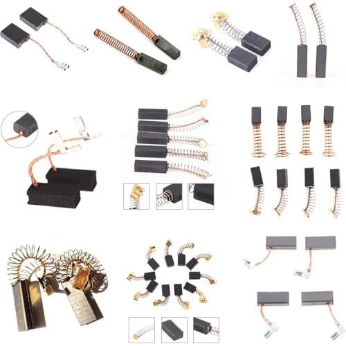 10/4//1Pcs For Motors Dremel Rotary Tools Multi Power Tool Carbon Brush Electric Hammer Angle Grinder Graphite Brush Replacement
