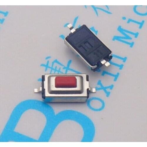 1000pcs 3*6*2.5 mm 3*6*2.5H SMD red Button switch key switch Tact Switch High Quality