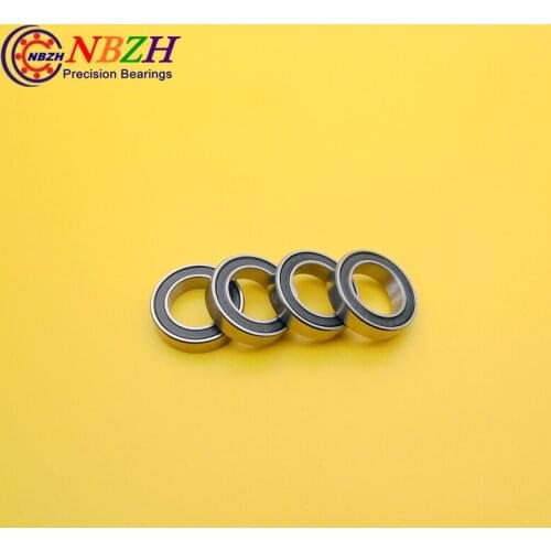 50pcs free shipping The Rubber sealing cover Thin wall deep groove ball bearings 6801-2RS 12*21*5 mm