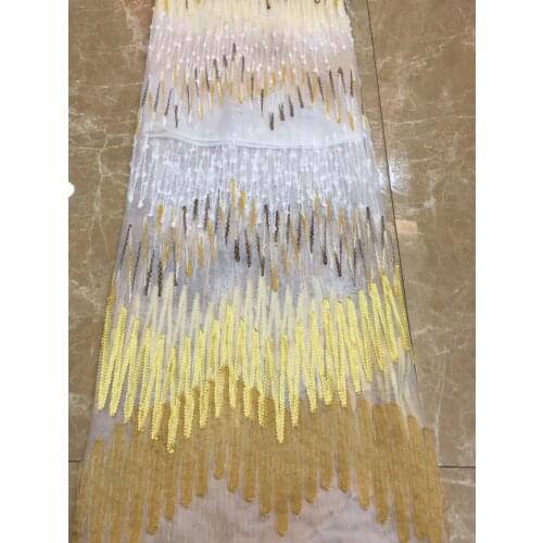 African fabric New pattern 5yards/bag AX157# Mixed color mesh lace fabric for bridal wedding dress/sawing Free shipping