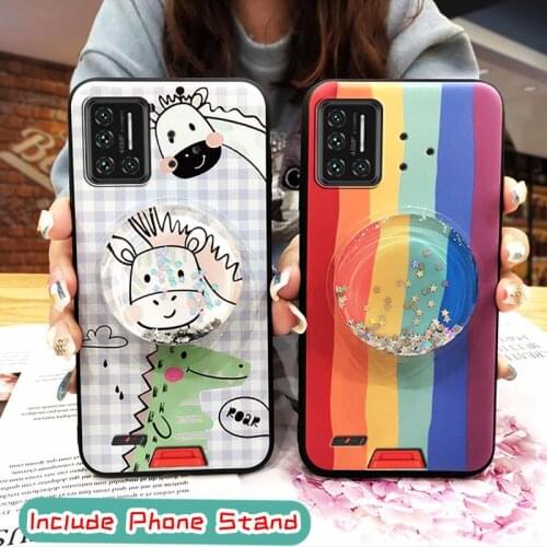 Glisten Cartoon Phone Case For UMIDIGI Bison GT Anti-knock Durable drift sand Dirt-resistant