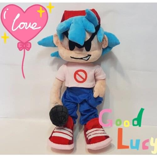 Boyfriend Plush Friday Night Funkin Plush Toys Soft Spooky Month Skid Pump Lemon Pillow Halloween Gift Anime Plush Baby Stuffed