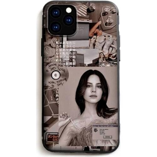Sexy singer model Lana Del Rey Phone Case for iPhone 11 12 Pro mini pro XS MAX 8 7 6 6S Plus X 5S SE 2020 XR phone case