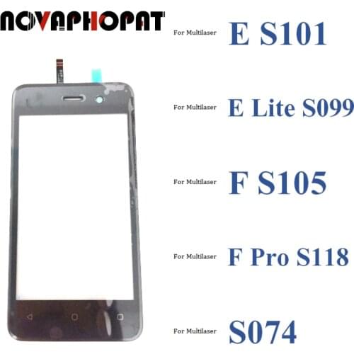 Black Touchpad For Multilaser E S101 Lite S099 F S105 Pro S118 S074 Touch Screen Digitizer Glass Sensor Screen