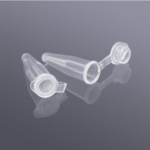 Lab Consumables Plastic 0.2ml Single PCR Tube Thin Wall PCR Tubes with Flat Lid