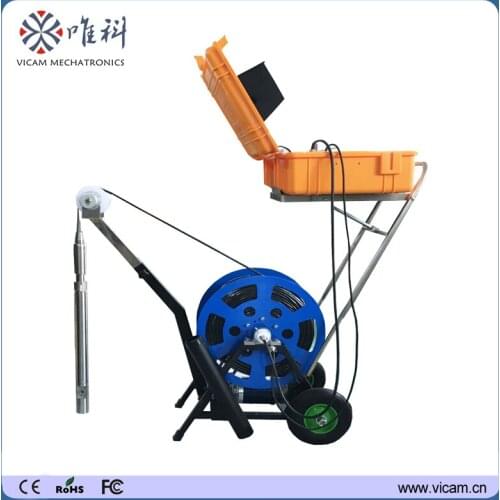 200m to 500m cable Binocular borehole water well video inspection camera chimney pipe camera system V10-BCS