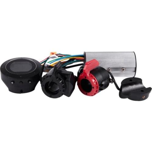 Carbon Fiber Aluminum Alloy Motherboard Controller with Instrument LCD Screen for For 5/5.5/6.5 Inch Electric Scooter