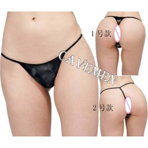 Leather underwear series * 1526 *Ladies Thongs G-string Underwear Panties Briefs T-back Swimsuit Bikini Free Shipping