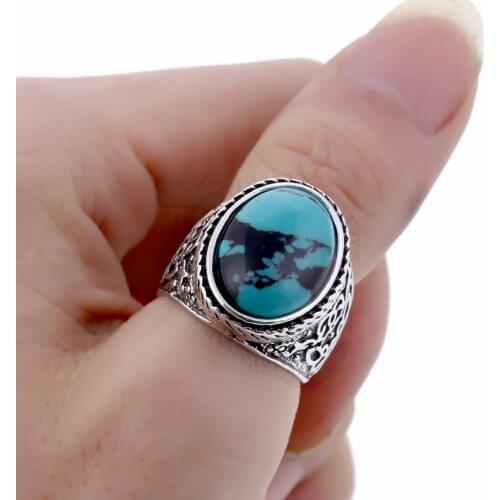 LOVBEAFAS Boho Antique Silver Plated Rings For Women Wedding Carved Vintage Bijoux Simple High Quality Wholesale Fashion Jewelry